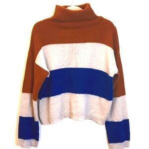 Cropped Turtleneck Sweater 